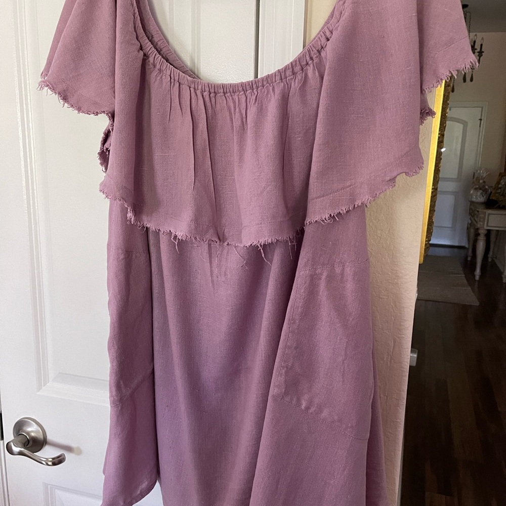 Free People off the shoulder sundress size L